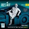 RESKIT RSF32-0084 Male driver for A/S-32A-31A Mule Tow Tractor (scene 1) (1 pcs) (3D Printed) (1/32)